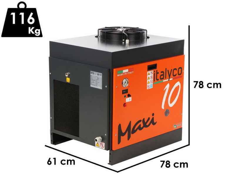 Italyco Maxi 10 - Compressore rotativo a vite - Pressione max 10 bar