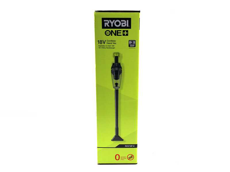 Ryobi RHV18F-0 - Aspirabriciole a batteria con prolunga - 18V - SENZA BATTERIA E CARICABATTERIE