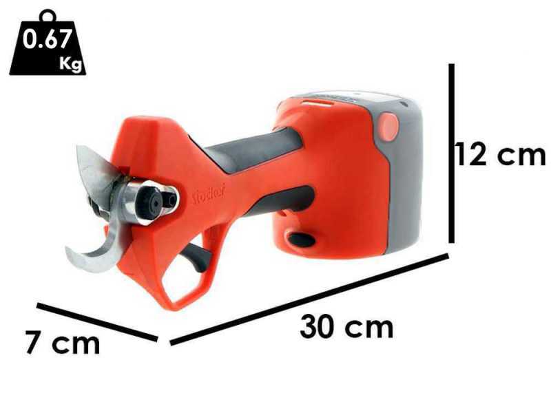Stocker Magma E-35TP - Forbice elettrica da potatura - 21.6V - Diametro di taglio 25mm - SENZA BATTERIA