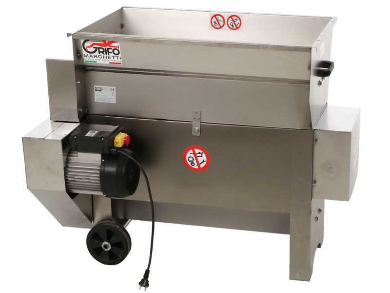 Grifo DVEP20IR - Diraspatrice elettrica in INOX con pompa e rulli - Con protezioni incluse