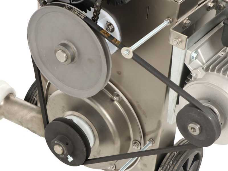Grifo DVEP20IR - Diraspatrice elettrica in INOX con pompa e rulli - Con protezioni incluse
