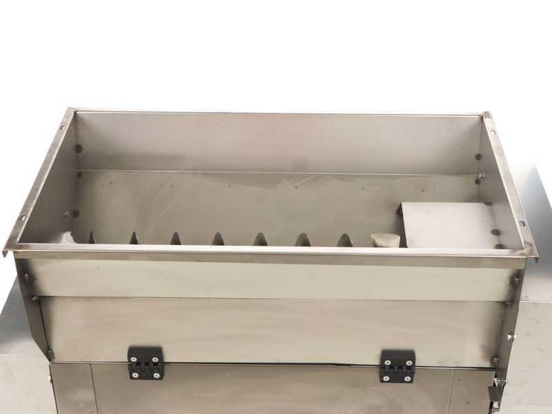 Grifo DVEP20IR - Diraspatrice elettrica in INOX con pompa e rulli - Con protezioni incluse