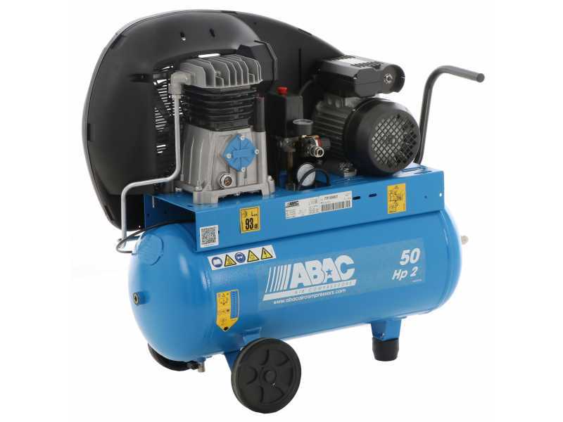 Compressore Aria Lubrificato Abac A29 50 Cm2 Serbatoio 50 Litri A Cinghia 2  Hp 255 L/min in vendita online