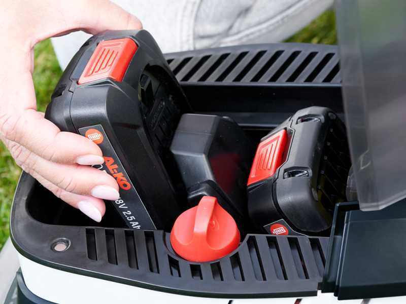 AL-KO 3.22 Li Easy - Tagliaerba a batteria - Taglio 32 cm - 2x 18V/2,5Ah