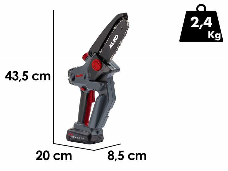 AL-KO CSM 1815 - Potatore a batteria manuale  - 18V/2,5Ah