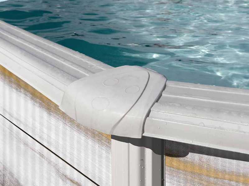 Gre Finlandia Ovale 730x375x120cm - Piscina fuori terra in acciaio