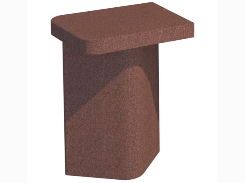 Linea VZ - Tavolo in refrattario da supporto per barbecue