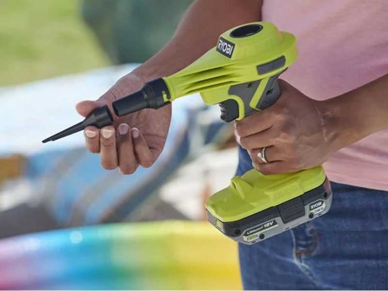 Ryobi RVI18-0 - Compressore a batteria portatile - 18V - SENZA BATTERIA E CARICABATTERIE
