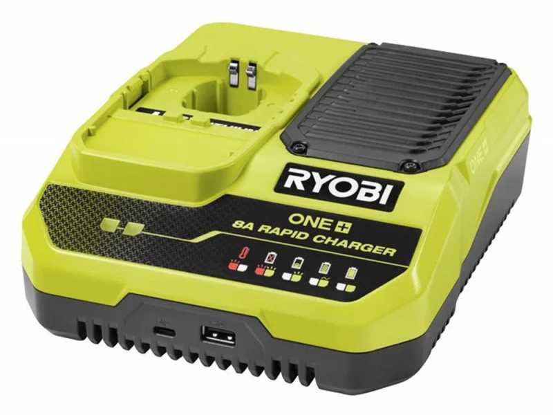 Ryobi RC18180 - Caricabatterie ultra-rapido 18V - 4,0 Ah