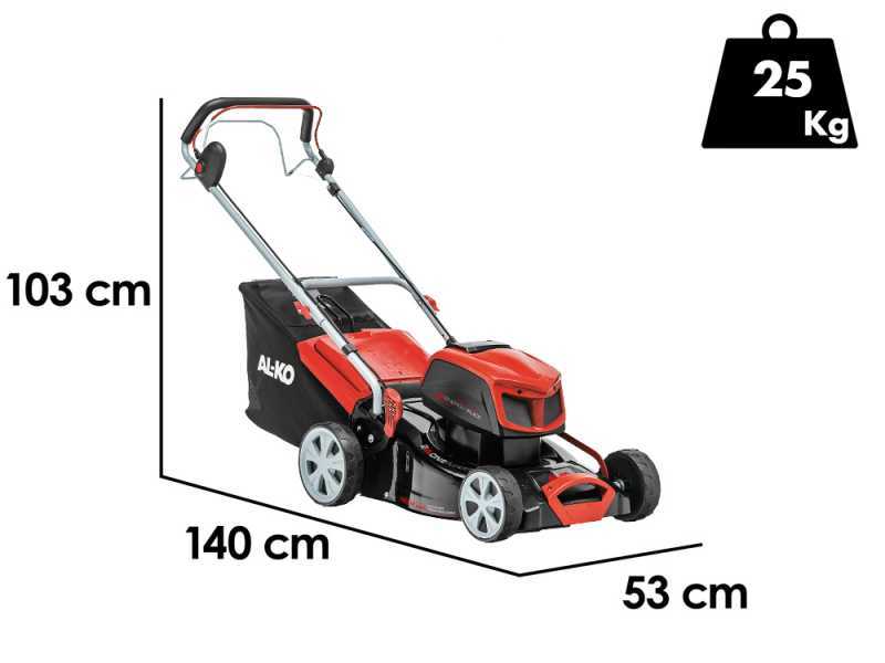 AL-KO Energy Flex 42.9 Li SP - Tagliaerba semovente a batteria - Taglio 42 cm - 36V/4,0Ah