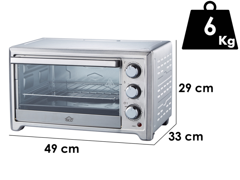 DCG MBS25 - Forno Elettrico Ventilato LT 25 1500 W