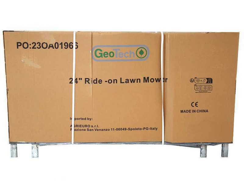 Geotech RM 65-610 S - Trattorino tagliaerba mini-rider - Motore da 196cc -  Avviamento elettrico
