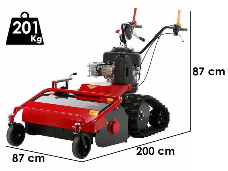 Meccanica Benassi TR 800 - Trinciaerba professionale a martelli - Cingolato - B&amp;S 3125E