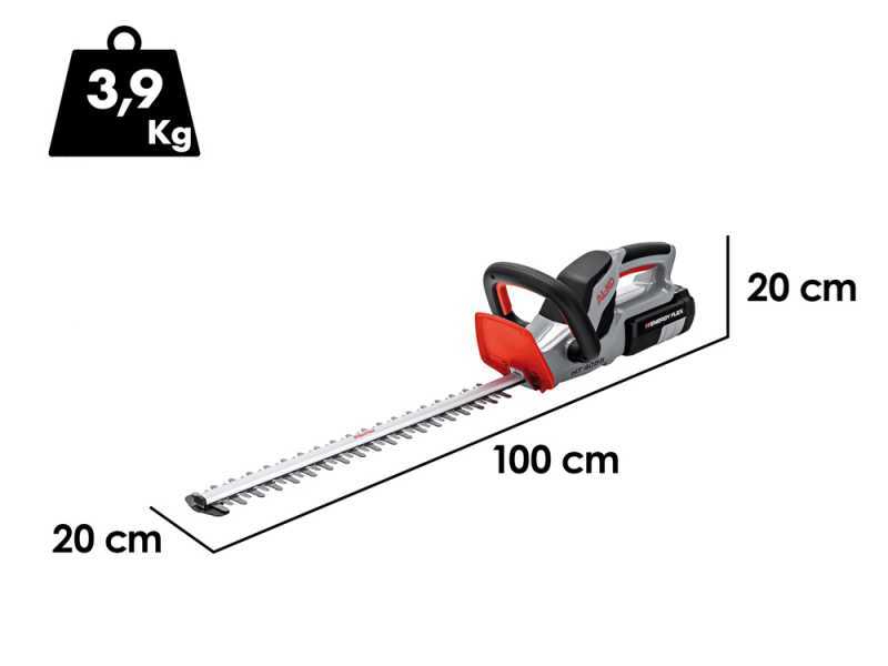 AL-KO Energy Flex HT 4055 - Tagliasiepi a batteria 36V/4Ah - Lama da 55 cm
