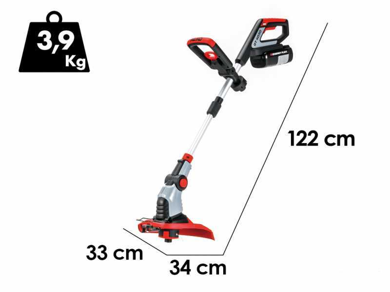 AL-KO Energy Flex GT 4030 - Tagliabordi a batteria - 36V/4Ah