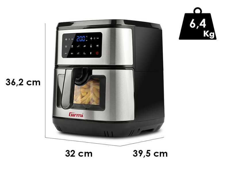 Girmi FG89 Ecofrit XXL - Friggitrice ad aria digitale 9.2L