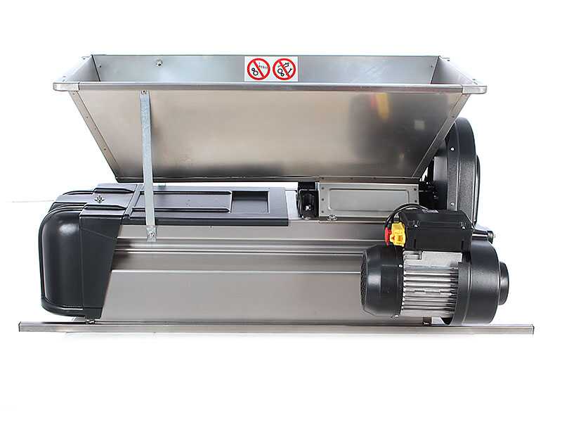 Grifo DMCI.24 - Pigia-Diraspatrice elettrica in INOX - Con protezioni incluse