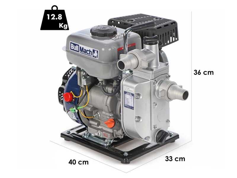 BullMach AQUANIS 30 - Motopompa a scoppio - Raccordi da 30 mm