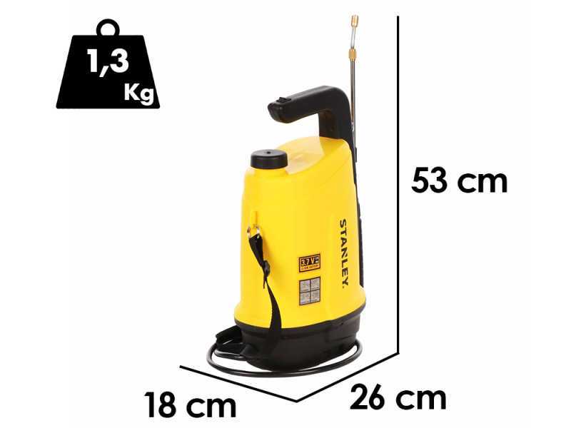 Stanley SXSPBS05E - Pompa irroratrice a batteria a spalla - 5 litri - 3,7V - 2,6Ah
