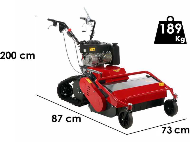 Meccanica Benassi TR 600 Hydro - Trinciaerba professionale a martelli - Cingolato - B&amp;S 3105E