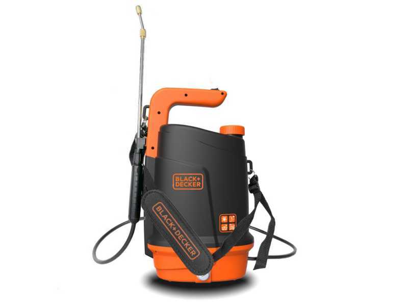 Black &amp; Decker BXSPBS05E - Pompa irroratrice a spalla a batteria - 5 litri - 3,7V - 2,6Ah