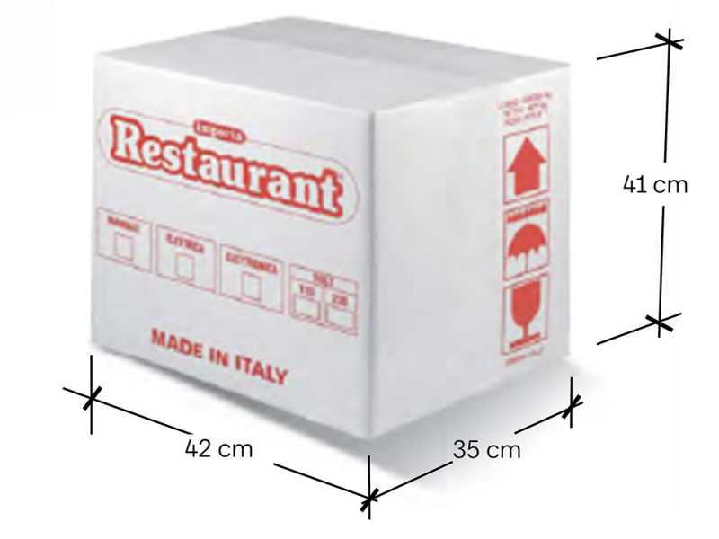 Imperia Restaurant Manuale Ruvida - Macchina per la pasta manuale in INOX