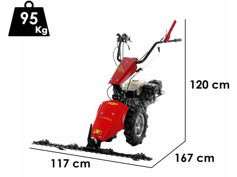 Meccanica Benassi MF226 - Motofalciatrice multifunzione - Motore Honda GP 200
