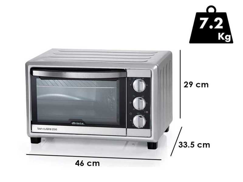 Ariete Bon Cuisine 250 - forno elettrico statico e ventilato - 25L 1500W