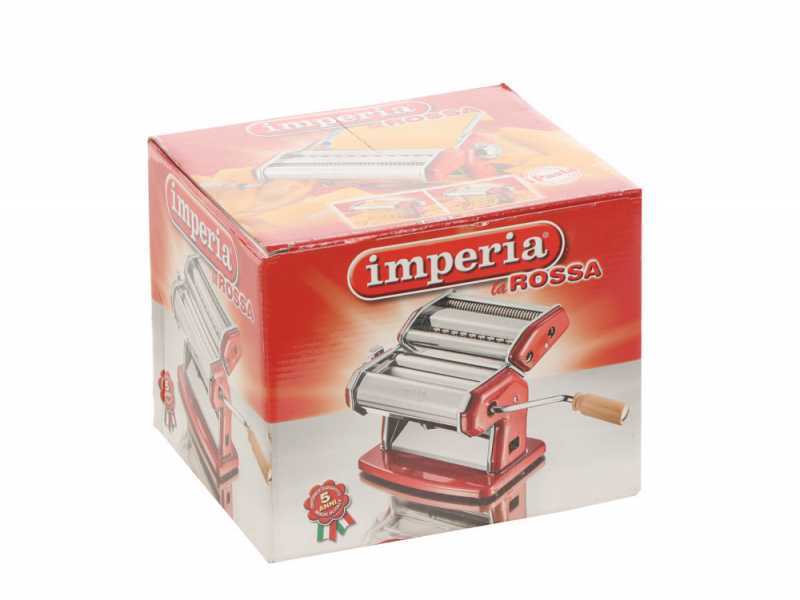 Imperia iPasta T.6,5/12 mm Ruvida Nero - Macchina per la pasta manuale in INOX
