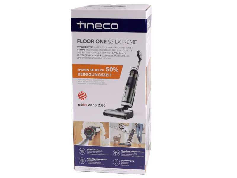 Tineco Floor One S3 Extreme - Lavapavimenti a batteria smart - 3 in 1: lava, asciuga e aspira