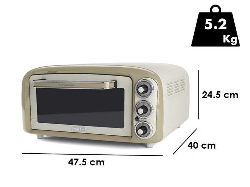 Ariete Vintage Beige - Forno elettrico statico - 18L 1380W