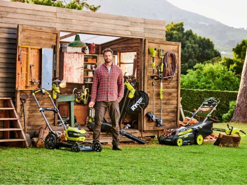 Ryobi RY36PP25A-0 - Potatore a batteria su asta con prolunga - Barra da 25cm - MAX POWER 36V 2Ah