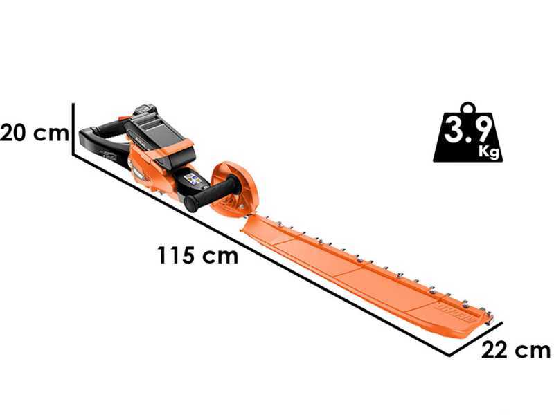 Echo DHCS-2800 - Tagliasiepi a batteria con lama da 71.4 cm - SENZA BATTERIA E CARICABATTERIA
