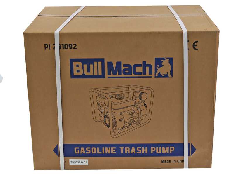 BullMach NERINA 80 - Motopompa a scoppio acque sporche - Raccordi 80 mm