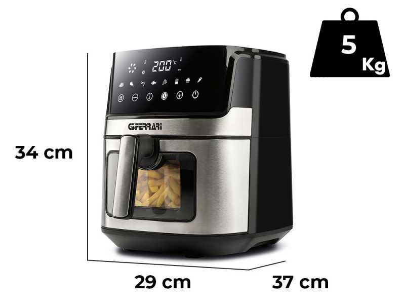 G3 Ferrari Friggisano Visual - Friggitrice ad aria digitale 6.5L