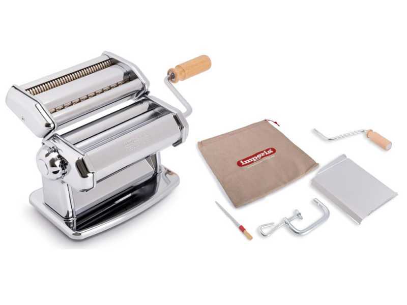 Imperia iPasta T. 6,5/12 mm Classica Ruvida - Macchina per la pasta manuale in INOX