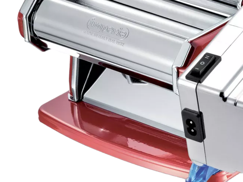 Imperia Electric iPasta Metallica Classica Rossa - Macchina per la pasta Elettrica