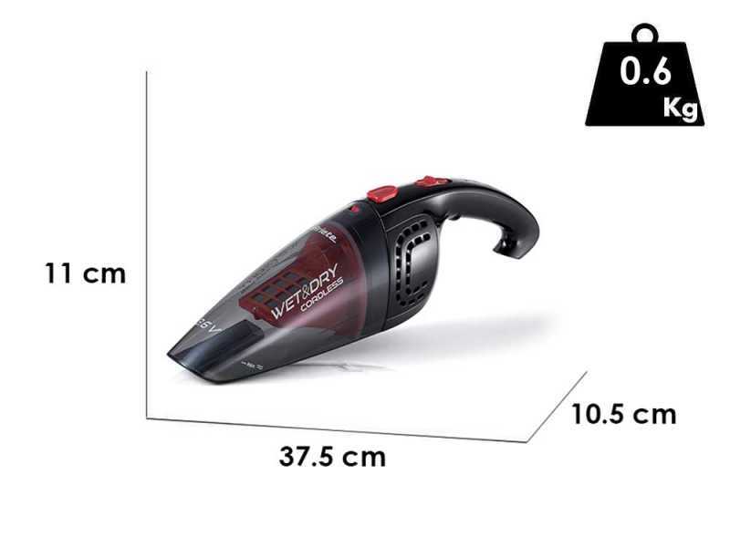 Ariete 2474 - Aspirabriciole senza filo Wet &amp; Dry - Batteria da 3.6V - 1.2 Ah