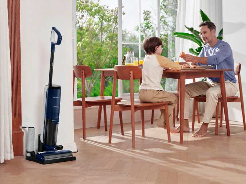 Tineco Floor One S6 Pet - Lavapavimenti a batteria smart - 3 in 1: lava, asciuga e aspira