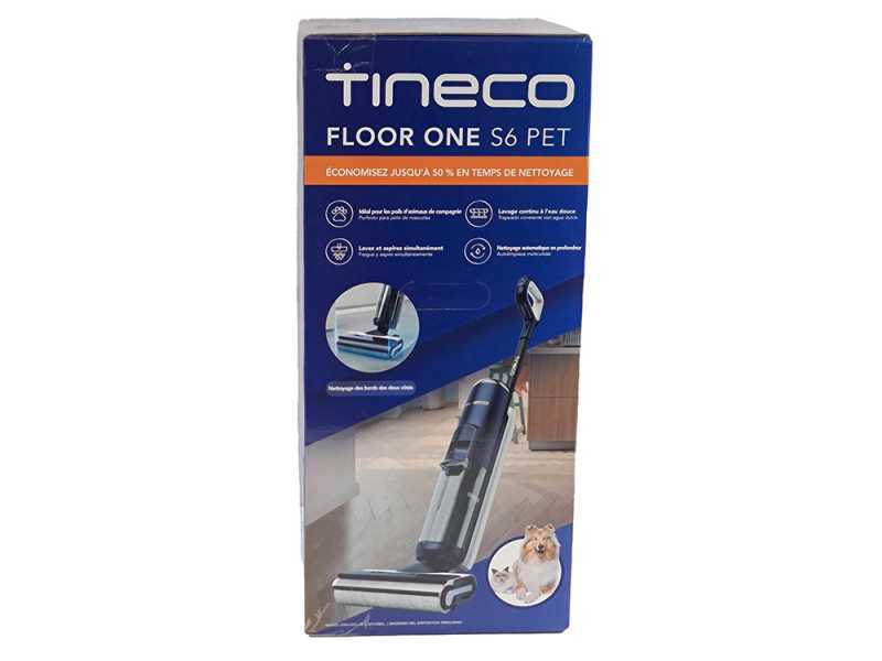 Tineco Floor One S6 Pet - Lavapavimenti a batteria smart - 3 in 1: lava, asciuga e aspira