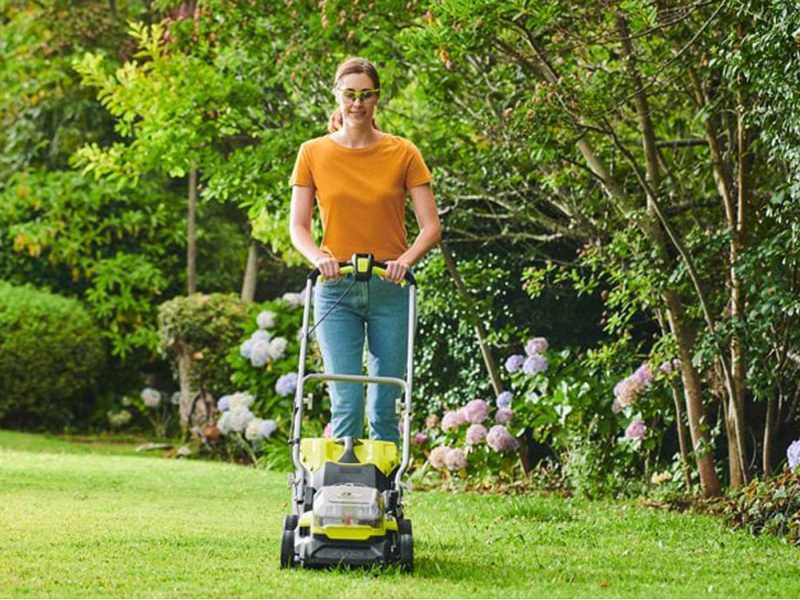 Ryobi RY18LMX37A-0 - Tagliaerba a batteria 18V - SENZA BATTERIA E CARICABATTERIE