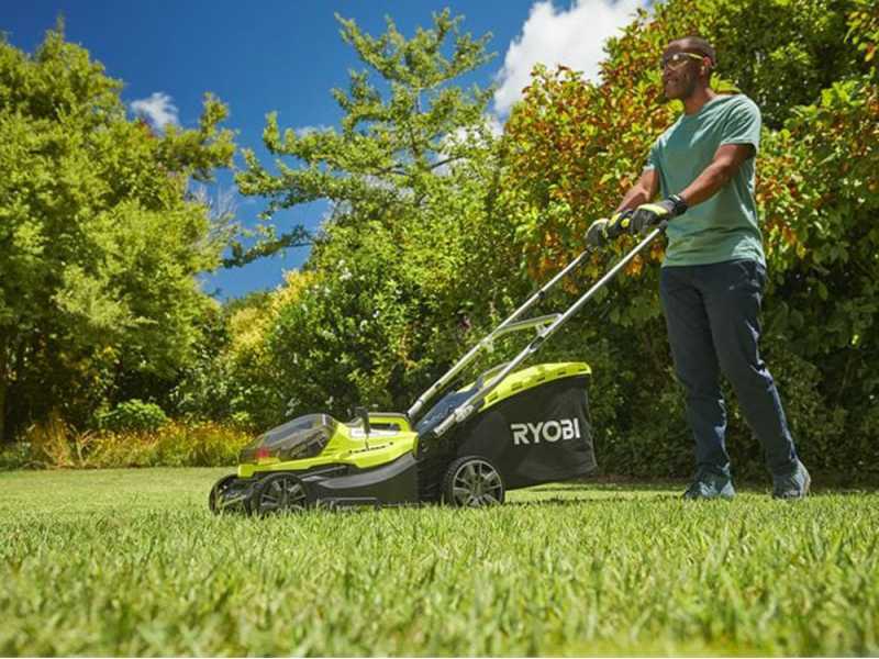 Ryobi RY18LMX37A-0 - Tagliaerba a batteria 18V - SENZA BATTERIA E CARICABATTERIE