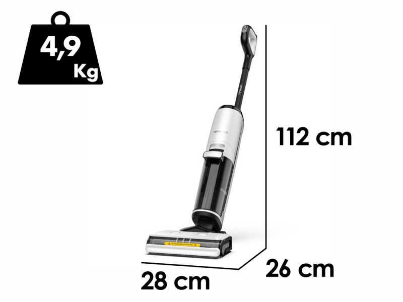 Tineco Floor One S7 Steam Plus - Lavapavimenti a vapore smart - 3 in 1: lava, aspira e vaporizza
