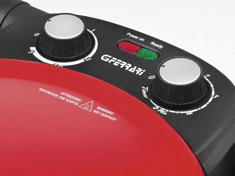 G3 Ferrari Pizzeria Snack Napoletana EVO Rosso - Forno Pizza Elettrico - Pietra refrattaria