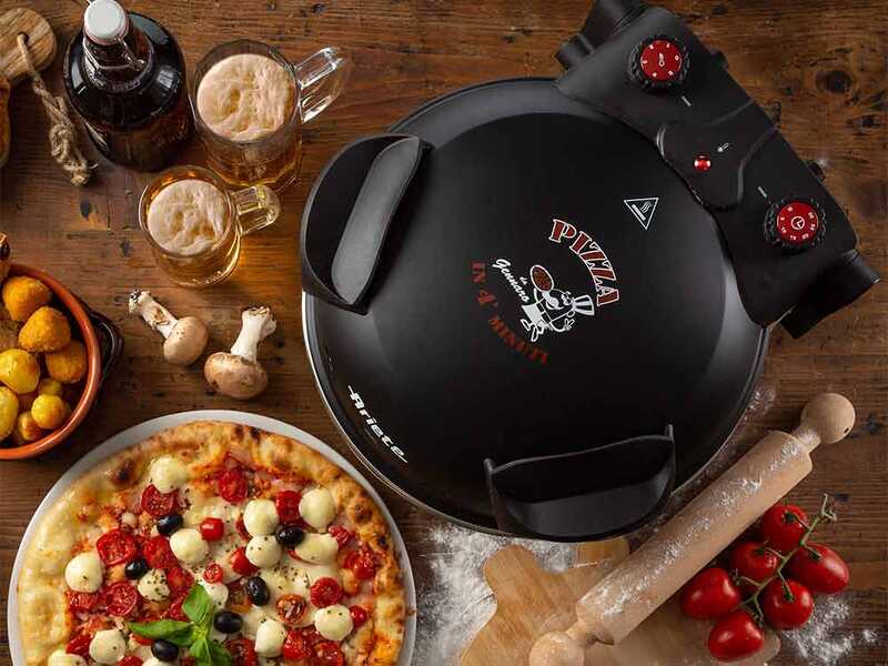 Ariete 0917 Nero - Forno Pizza Elettrico - Pietra biscotto