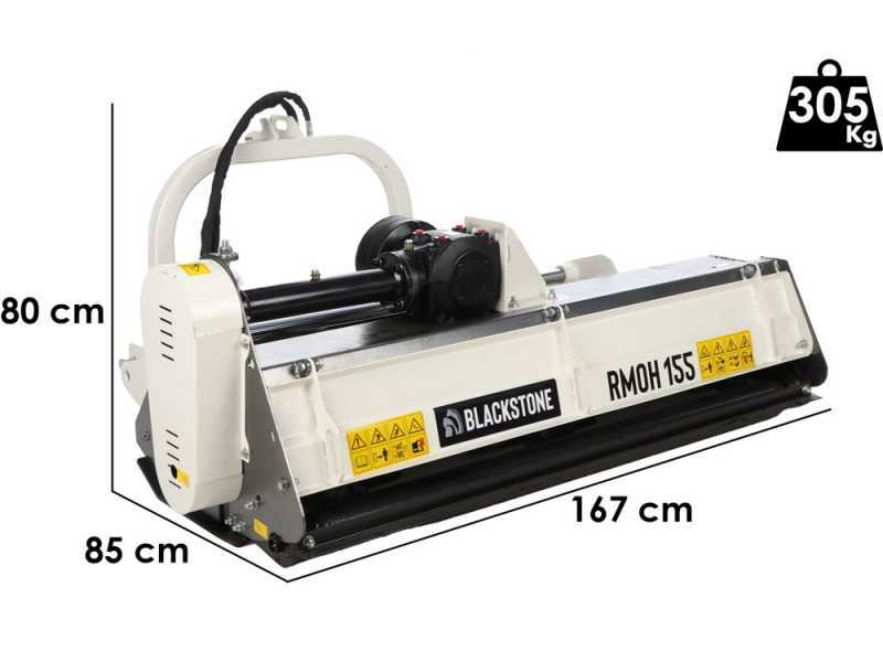 BlackStone RMOH 155 - Trinciaerba per trattore - Serie Media - Spostamento idraulico