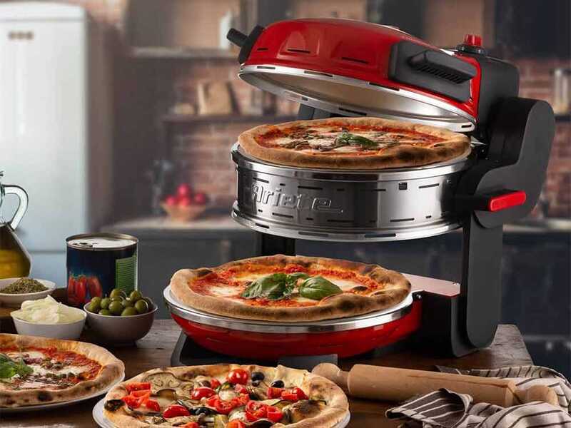 Ariete Pizzeria Rosso 0927/00 - Forno pizza elettrico doppio