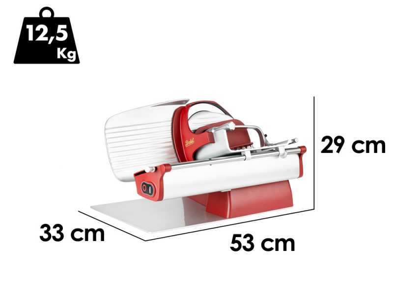 Berkel Home Line Plus 200 Rosso Opaco - Affettatrice con lama 195 mm