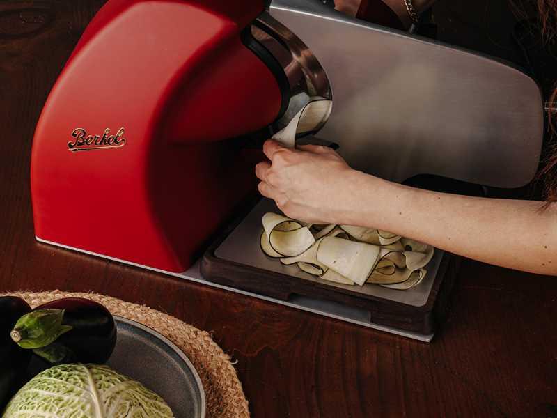 Berkel Home Line Plus 200 Rosso Opaco - Affettatrice con lama 195 mm