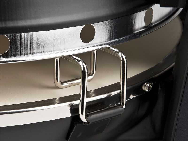 G3 Ferrari Pizzeria Snack Napoletana EVO Nero - Forno Pizza Elettrico - Pietra refrattaria